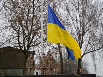 У Володимирі замайорів 15-метровий прапор України 