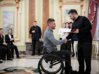 Переможець Ігор Нескорених з Волині отримав державну нагороду від Президента 