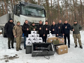 100 бригада тероборони подякувала Володимирській та Нововолинській громадам за допомогу 