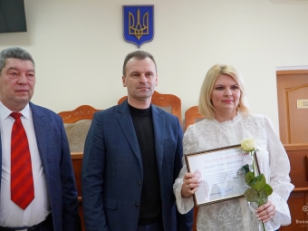 Відзначили працівників Володимирського суду 