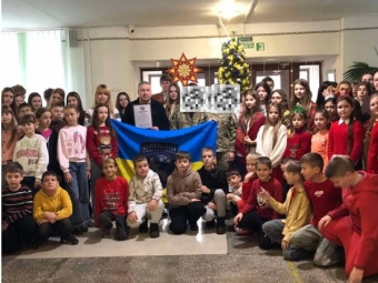 Військові 14-ї ОМБр подякували гімназії №3 за підтримку фронту 