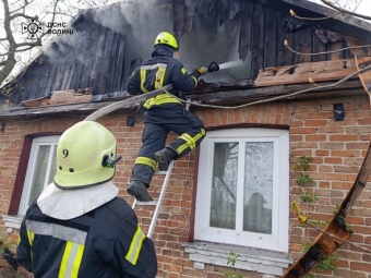У Зимнівській громаді горів житловий будинок 