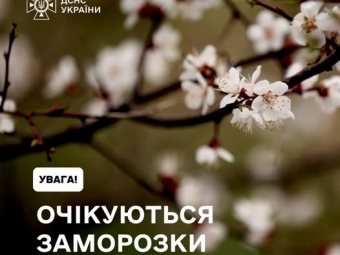 Українців попереджають про заморозки 21 та 22 квітня 