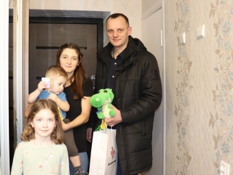 У Володимирі привітали з днем народження сина загиблого Героя 