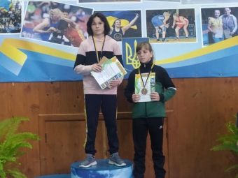Юна борчиня посіла перше місце у всеукраїнському турнірі 