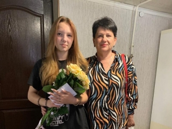 Привітали з днем народження доньку полеглого Героя Романа Самусенка з Володимирської громади 