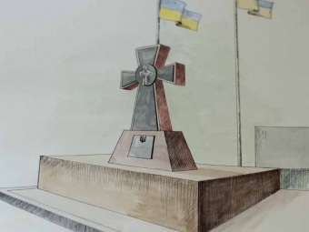 У Поромові затвердили ескіз та місце встановлення пам’ятного знака воїнам 