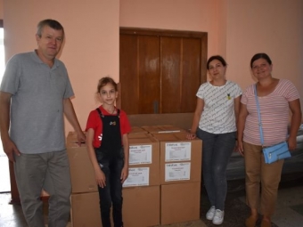 У Затурцях внутрішньо переміщені особи громади отримали допомогу від фонду «Благополуччя дітей» 